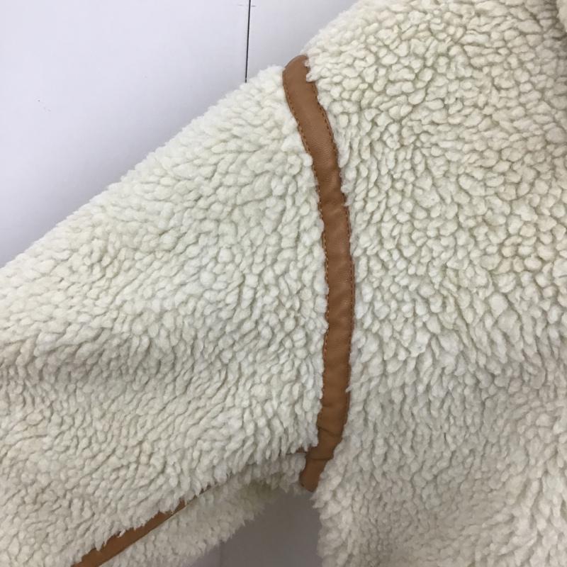 マウジー MOUSSY ジャケット、上着 ジャンパー、ブルゾン 010DAB30-6450 OVERSIZEDBOAジャケット ジップアップジャケット カラージャケット アウター FREE 無地 白 / ホワイト / レディース USED 古着 中古 10099002
