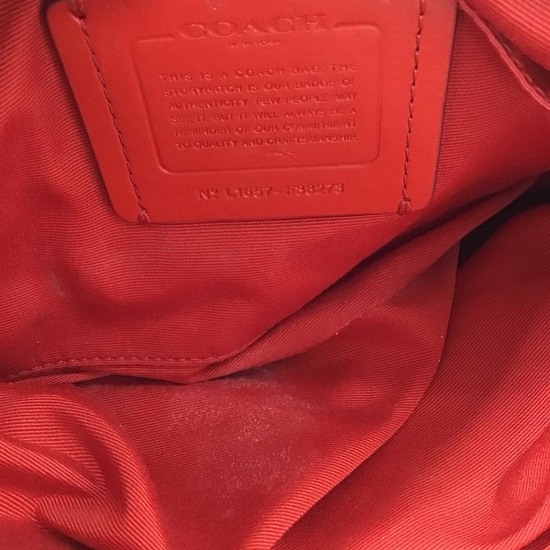 コーチ COACH ショルダーバッグ ショルダーバッグ F38273 ロゴ、文字 赤 / レッド / レディース USED 古着 中古 10099037