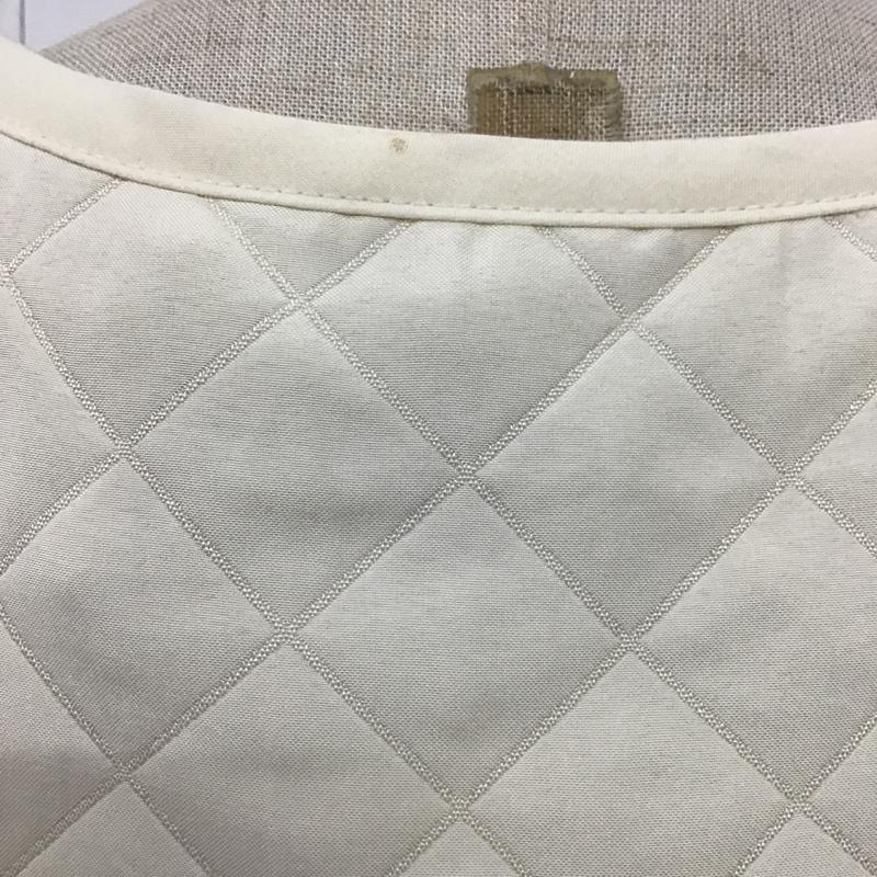 ダブルクローゼット w closet ワンピース ロングスカート 350059 キルティングベスト&ワンピース セット 無地 アイボリー / アイボリー / レディース USED 古着 中古 10099048