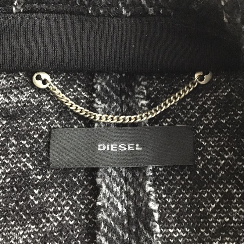 ディーゼル DIESEL ジャケット、上着 ジャンパー、ブルゾン カジュアルジャケット アウター カラージャケット チェックジャケット チェック 白 / ホワイト / X 黒 / ブラック / レディース USED 古着 中古 10099096