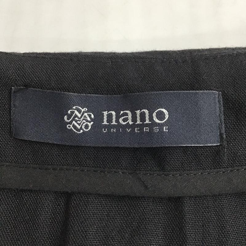 ナノユニバース nano・universe カットソー 長袖 BM91SHL013LR 長袖ブラウス 長袖カットソー ショート丈カットソー カーディガン FREE 無地 黒 / ブラック / レディース USED 古着 中古 10099099