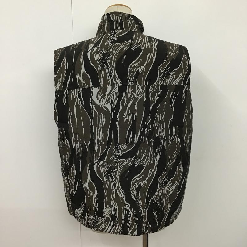 ステューシー STUSSY ベスト ベスト 115480 ナイロンベスト ノースリーブカットソー ジップアップカットソー 総柄 ダウンベスト L 総柄 マルチカラー / マルチカラー / メンズ USED 古着 中古 10099106