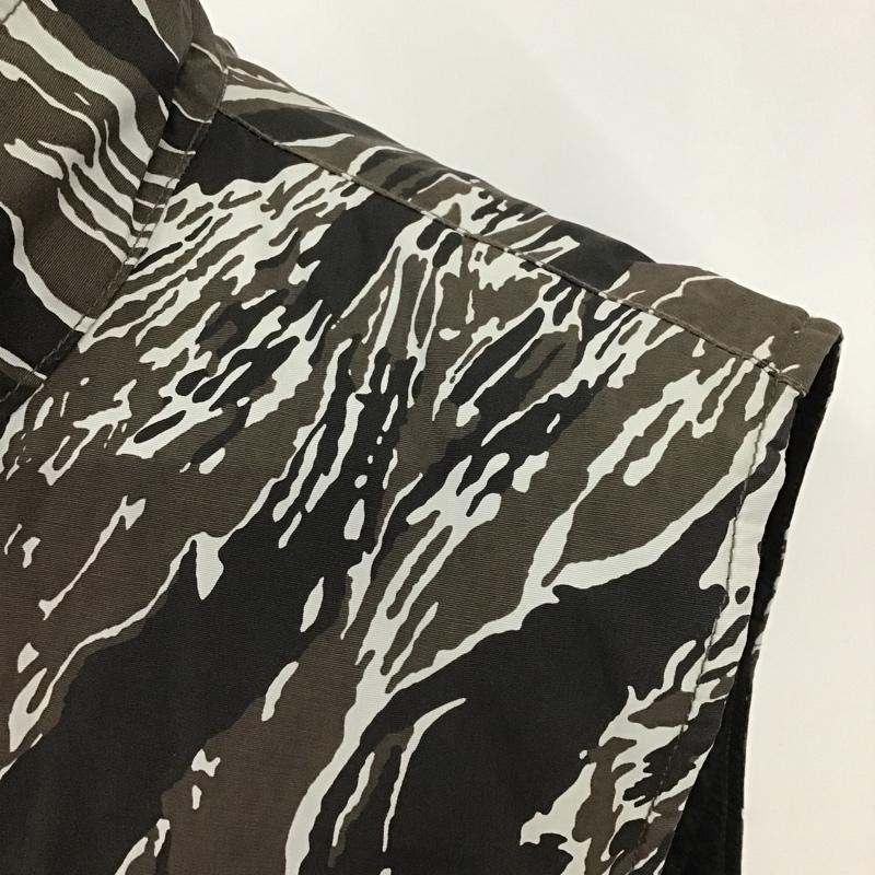 ステューシー STUSSY ベスト ベスト 115480 ナイロンベスト ノースリーブカットソー ジップアップカットソー 総柄 ダウンベスト L 総柄 マルチカラー / マルチカラー / メンズ USED 古着 中古 10099106