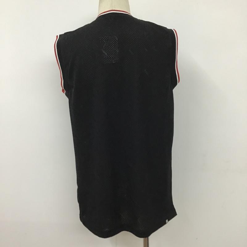 ヒステリックグラマー HYSTERIC GLAMOUR タンクトップ タンクトップ 01202CR03 ベスト タンクトップ ノースリーブカットソー メッシュ FREE プリント 黒 / ブラック / メンズ USED 古着 中古 10099121