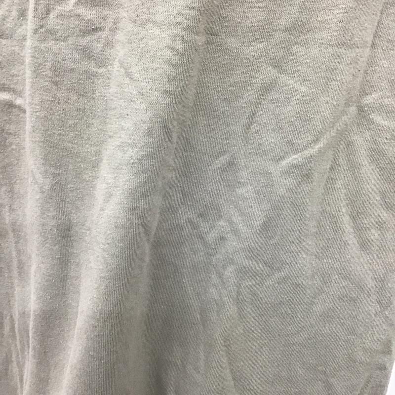 ステューシー STUSSY カットソー 七分袖 ラグランスリーブ M ロゴ、文字 灰 / グレー / X 紫 / パープル / メンズ USED 古着 中古 10099165