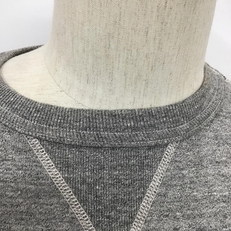 バズリクソンズ Buzz Rickson's トレーナー 長袖 スウェット 裏起毛 S プリント 灰 / グレー / メンズ USED 古着 中古 10099170