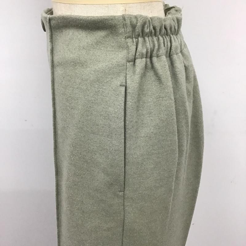 エヘカソポ ehka sopo ボトムス ボトムス 1405462 センタータックパンツ FREE 無地 灰 / グレー /  レディース USED 古着 中古 10099181