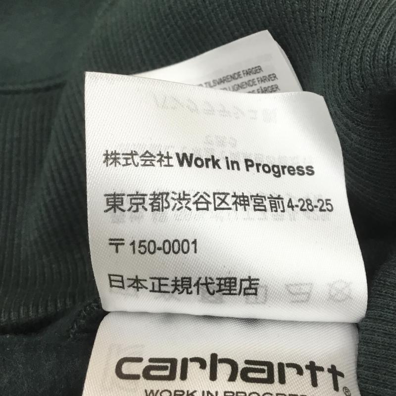 カーハートダブリューアイピー Carhartt WIP トレーナー 長袖 XL ロゴ、文字 X ワンポイント 緑 / グリーン / メンズ USED 古着 中古 10099207