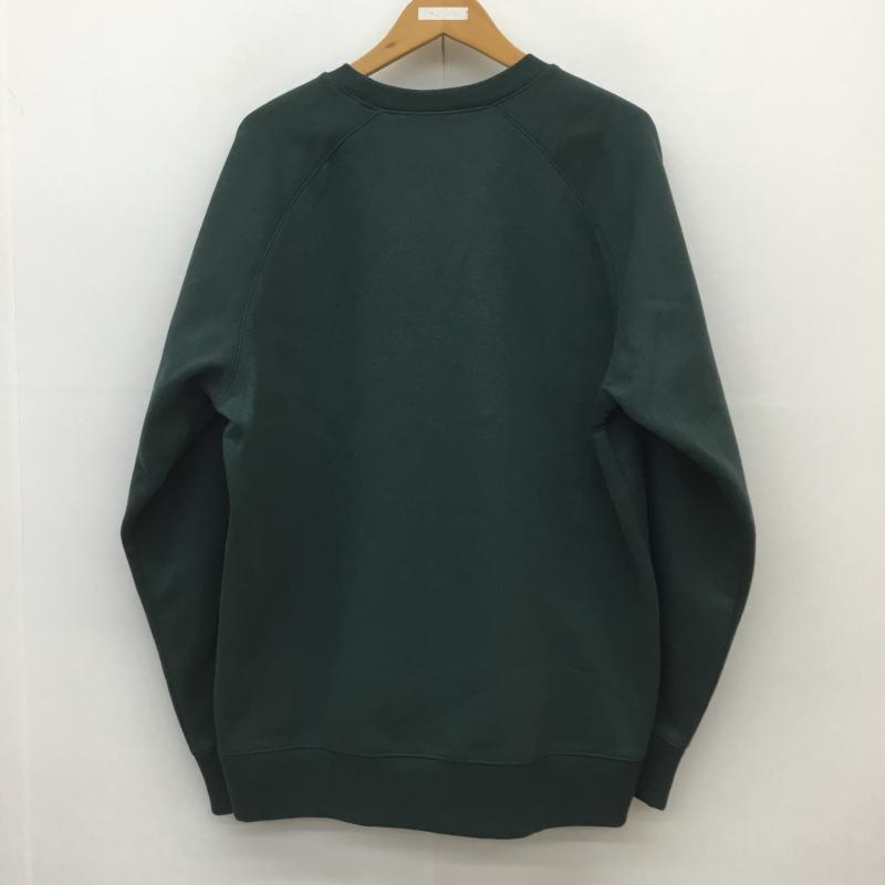 カーハートダブリューアイピー Carhartt WIP トレーナー 長袖 XL ロゴ、文字 X ワンポイント 緑 / グリーン / メンズ USED 古着 中古 10099207