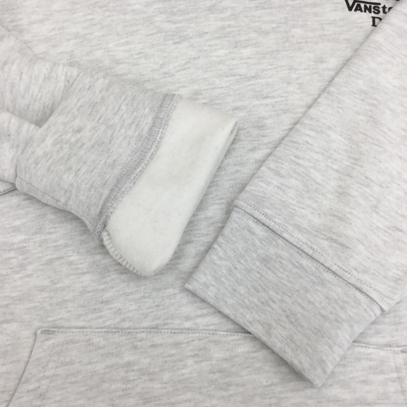 バンズ VANS パーカー 長袖 L ロゴ、文字 黒 / ブラック / X 灰 / グレー / メンズ USED 古着 中古 10099210