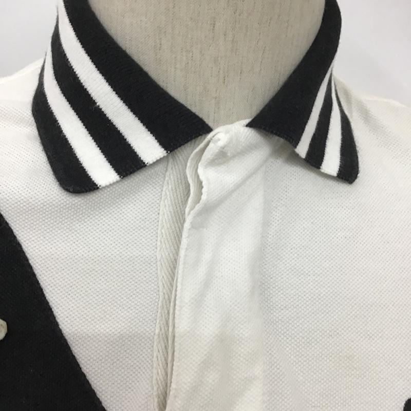 ラルフローレン RALPHLAUREN ポロシャツ 半袖 半袖カットソー 半袖ポロシャツ カラーシャツ 刺繍 ショートスリーブカットソー S 刺繍 X ロゴ、文字 白 / ホワイト / X 黒 / ブラック / メンズ USED 古着 中古 10099234