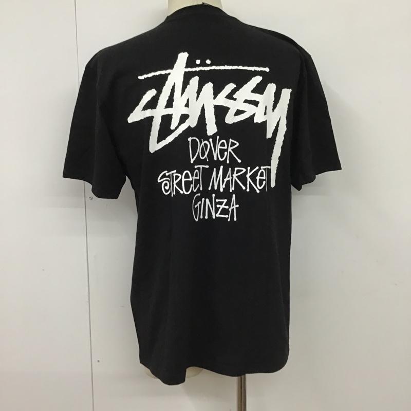 ステューシー STUSSY Tシャツ 半袖 半袖カットソー プリントTシャツ クルーネックカットソー M プリント 黒 / ブラック / メンズ USED 古着 中古 10099249
