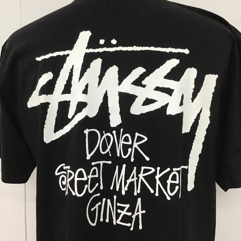 ステューシー STUSSY Tシャツ 半袖 半袖カットソー プリントTシャツ クルーネックカットソー M プリント 黒 / ブラック / メンズ USED 古着 中古 10099249