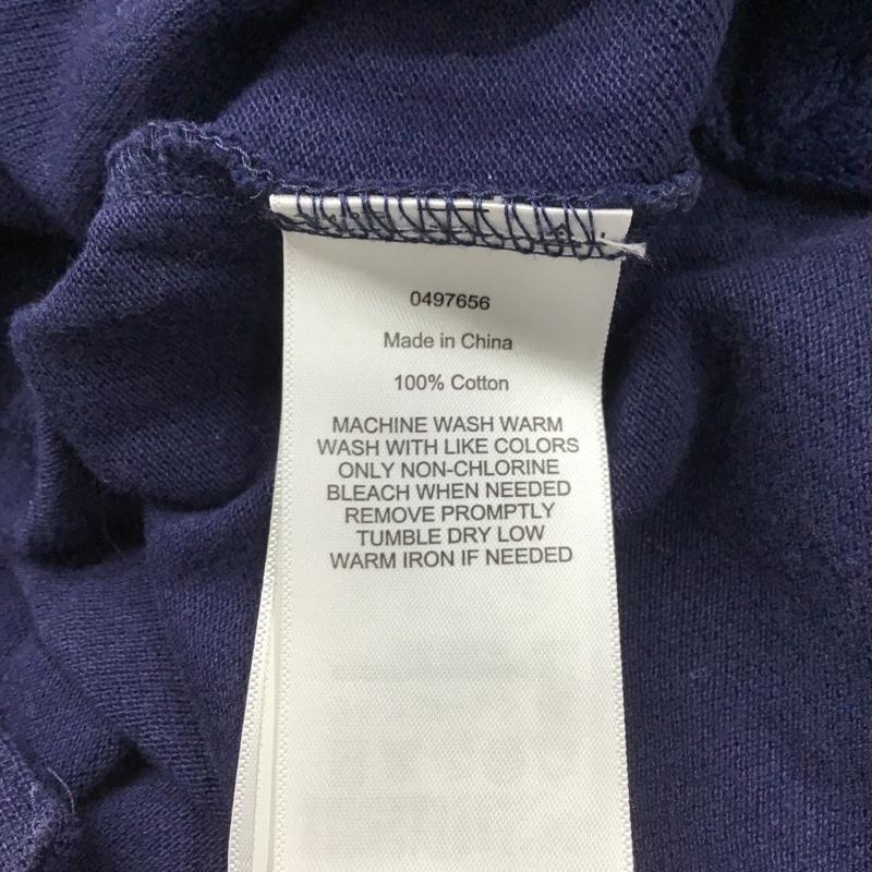 ポロラルフローレン POLO RALPH LAUREN ポロシャツ 半袖 半袖カットソー ポロシャツ カラーシャツ カジュアルシャツ S ロゴ、文字 紺 / ネイビー / メンズ USED 古着 中古 10099254