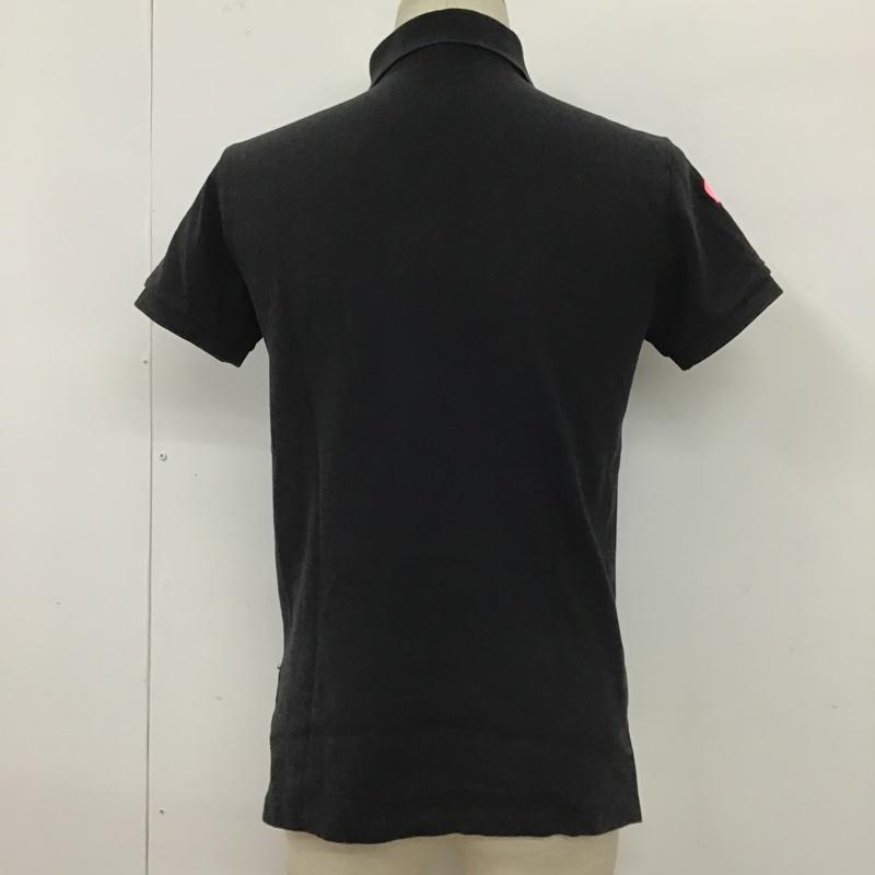 ポロバイラルフローレン Polo by RALPH LAUREN ポロシャツ 半袖 半袖カットソー ポロシャツ カラーシャツ カジュアルシャツ S ロゴ、文字 黒 / ブラック / メンズ USED 古着 中古 10099256