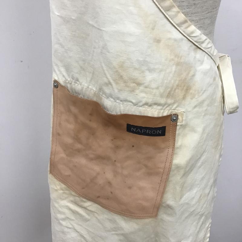 ナプロン napron ファッション小物 エプロン NP-AP09-23S デニムクラフトエプロン エプロン FREE 無地 アイボリー / アイボリー / メンズ USED 古着 中古 10099260