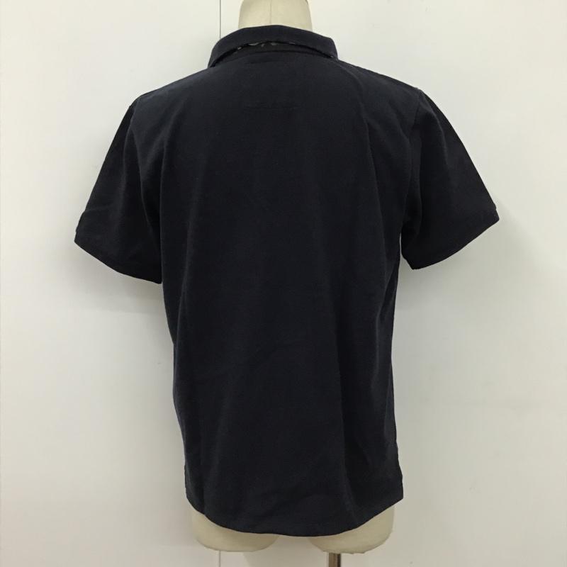 ビームス ハート BEAMS HEART ポロシャツ 半袖 L 無地 紺 / ネイビー / メンズ USED 古着 中古 10099272
