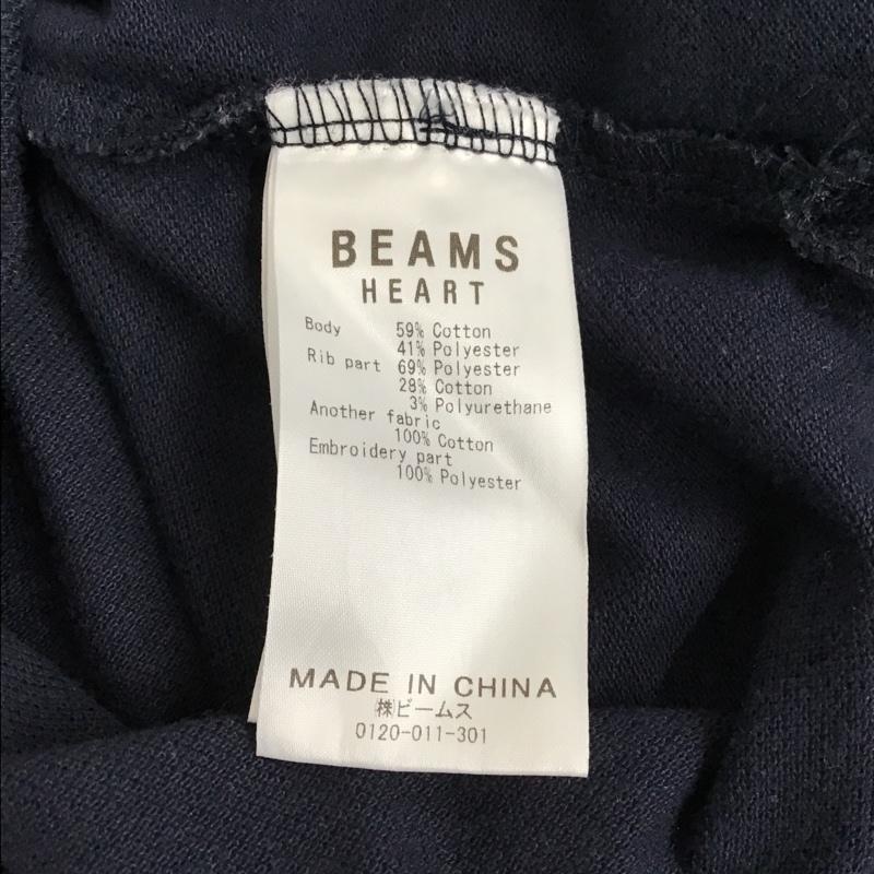 ビームス ハート BEAMS HEART ポロシャツ 半袖 L 無地 紺 / ネイビー / メンズ USED 古着 中古 10099272