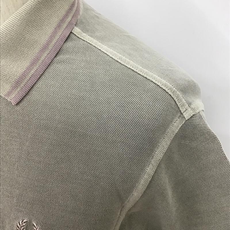 フレッドペリー FRED PERRY ポロシャツ 半袖 S 無地 灰 / グレー / メンズ USED 古着 中古 10099273