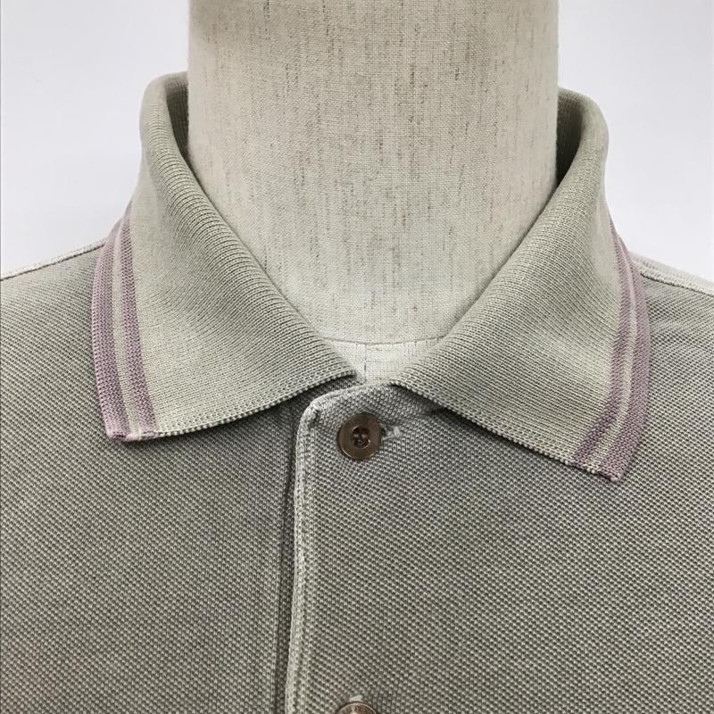 フレッドペリー FRED PERRY ポロシャツ 半袖 S 無地 灰 / グレー / メンズ USED 古着 中古 10099273