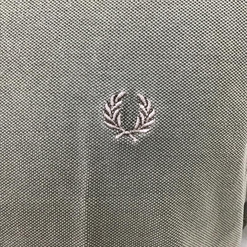 フレッドペリー FRED PERRY ポロシャツ 半袖 S 無地 灰 / グレー / メンズ USED 古着 中古 10099273