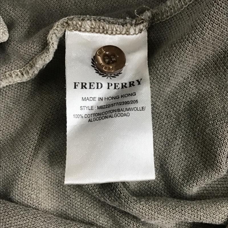 フレッドペリー FRED PERRY ポロシャツ 半袖 S 無地 灰 / グレー / メンズ USED 古着 中古 10099273
