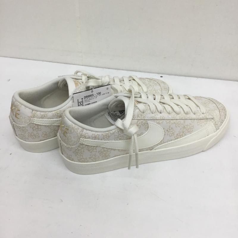 ナイキ NIKE スニーカー スニーカー W BLAZER LOW '77 SE ウィメンズ ブレーザー ロー '77 SE DR9955-100 タグ付 26.5cm 刺繍 白 / ホワイト / レディース USED 古着 中古 10099280