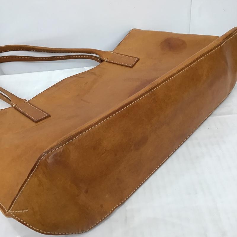 ゲンテン genten トートバッグ トートバッグ レザー ロゴ、文字 茶 / ブラウン / レディース USED 古着 中古 10099285