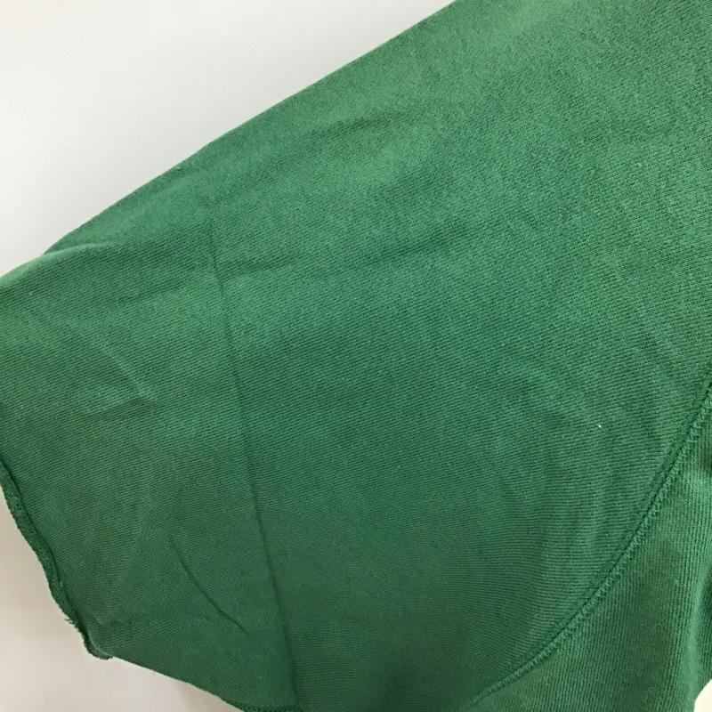 チャンピオン Champion カットソー 半袖 CW-P010 スウェット ロゴ、文字 緑 / グリーン /  レディース USED 古着 中古 10099316