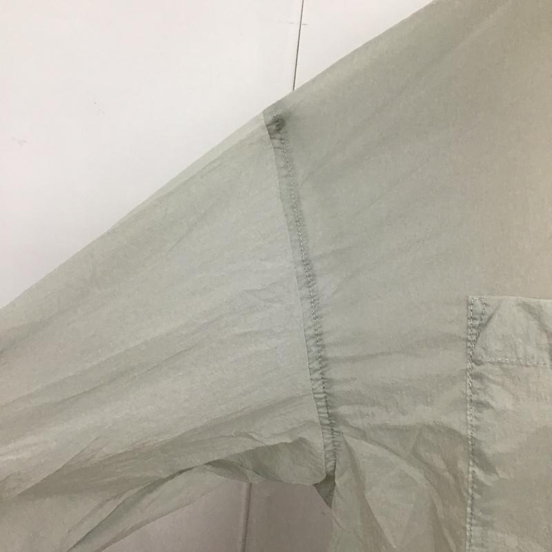 スライ SLY シャツ、ブラウス 長袖 030FSL30-4830 SHEER STAND COLLARシャツ シアー FREE 無地 灰 / グレー / レディース USED 古着 中古 10099322