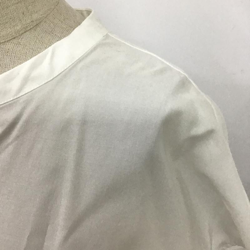 ローリーズファーム LOWRYS FARM カットソー 半袖 LF621168 タックシャツSS タグ付き FREE 無地 白 / ホワイト /  レディース USED 古着 中古 10099341