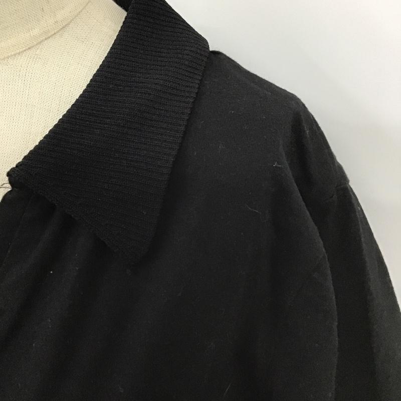 ザラ ZARA カットソー 半袖 7301 484 800 スキッパー S 無地 黒 / ブラック /  レディース USED 古着 中古 10099344