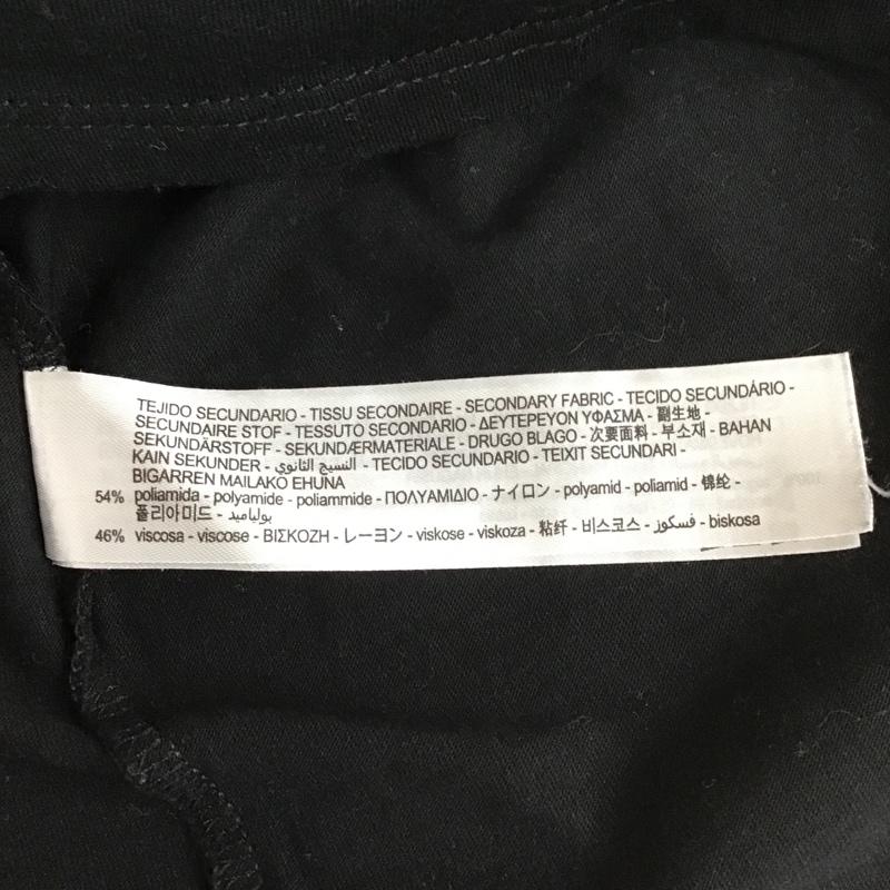 ザラ ZARA カットソー 半袖 7301 484 800 スキッパー S 無地 黒 / ブラック /  レディース USED 古着 中古 10099344