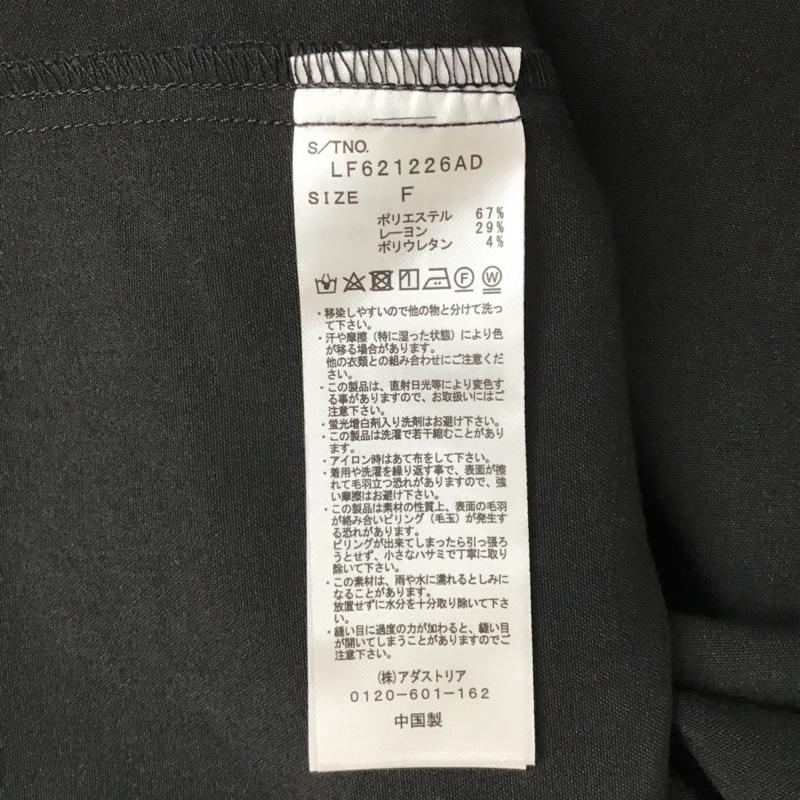 ローリーズファーム LOWRYS FARM シャツ、ブラウス 長袖 長袖シャツ カラーシャツ カジュアルシャツ ポケットシャツ FREE 無地 黒 / ブラック / レディース USED 古着 中古 10099347