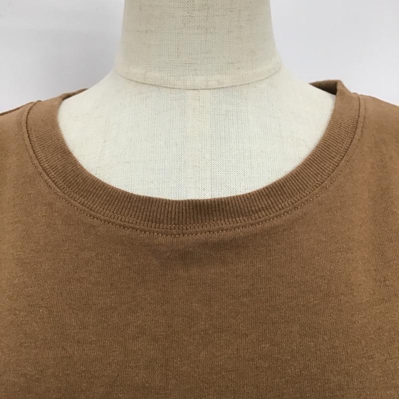 ユーエスポロアッスン U.S.POLO ASSN. カットソー 長袖 長袖カットソー クルーネックカットソー 長袖Tシャツ ロングスリーブカットソー L ロゴ、文字 茶 / ブラウン / レディース USED 古着 中古 10099361