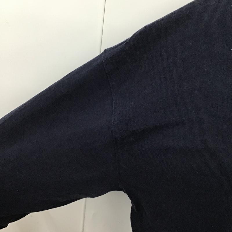 ユーエスポロアッスン U.S.POLO ASSN. カットソー 長袖 長袖カットソー クルーネックカットソー 長袖Tシャツ ロングスリーブカットソー LL ロゴ、文字 紺 / ネイビー / レディース USED 古着 中古 10099362
