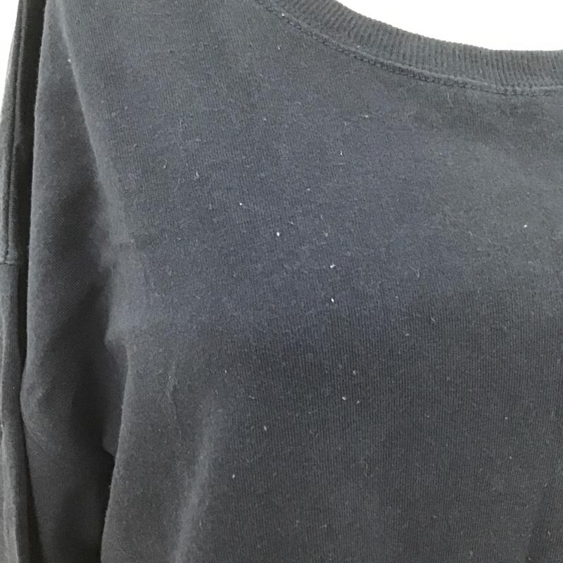 ユーエスポロアッスン U.S.POLO ASSN. カットソー 長袖 長袖カットソー クルーネックカットソー 長袖Tシャツ ロングスリーブカットソー LL ロゴ、文字 紺 / ネイビー / レディース USED 古着 中古 10099362