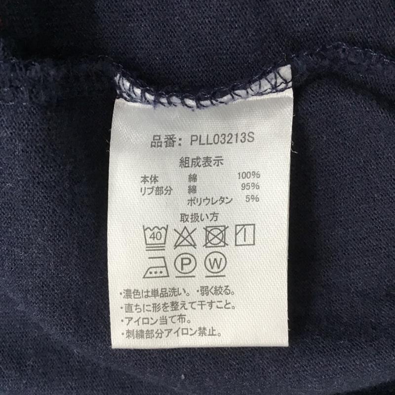 ユーエスポロアッスン U.S.POLO ASSN. カットソー 長袖 長袖カットソー クルーネックカットソー 長袖Tシャツ ロングスリーブカットソー LL ロゴ、文字 紺 / ネイビー / レディース USED 古着 中古 10099362
