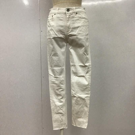 ジーナシス JEANASIS パンツ デニム、ジーンズ M 無地 白 / ホワイト /  レディース USED 古着 中古 10099390