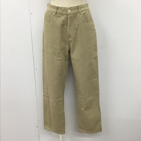 セレクトモカ select MOCA パンツ デニム、ジーンズ デニムパンツ ワーカージーンズ カジュアルパンツ ストレートパンツ M 無地 ベージュ / ベージュ /  レディース USED 古着 中古 10099412