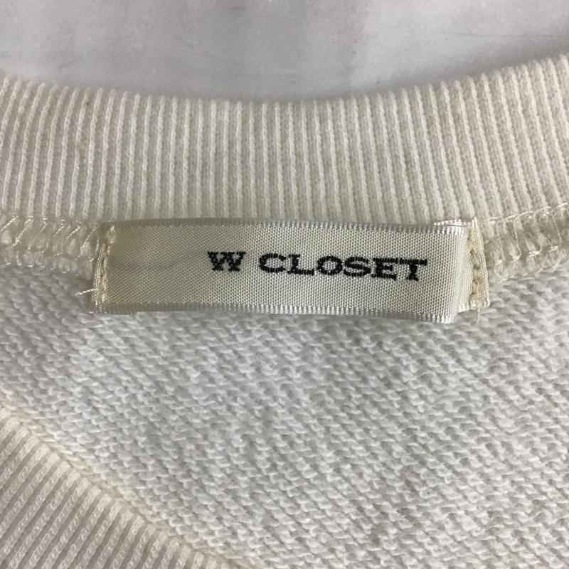 ダブルクローゼット w closet ワンピース ロングスカート FREE 無地 白 / ホワイト / レディース USED 古着 中古 10099419