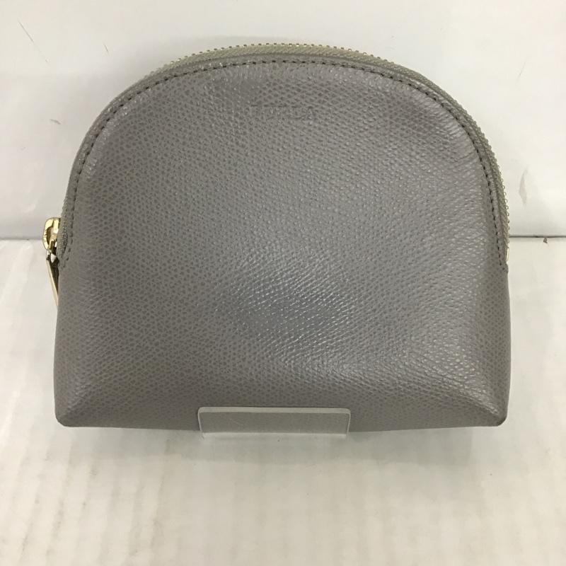 フルラ FURLA ポーチ ポーチ ロゴ、文字 灰 / グレー / レディース USED 古着 中古 10099459