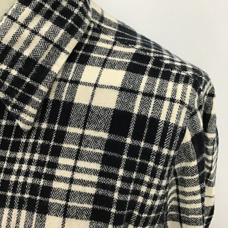 マウジー MOUSSY シャツ、ブラウス 長袖 0102AA30-6570 胸ポケット 1 チェック 黒 / ブラック / X アイボリー / アイボリー / レディース USED 古着 中古 10099466