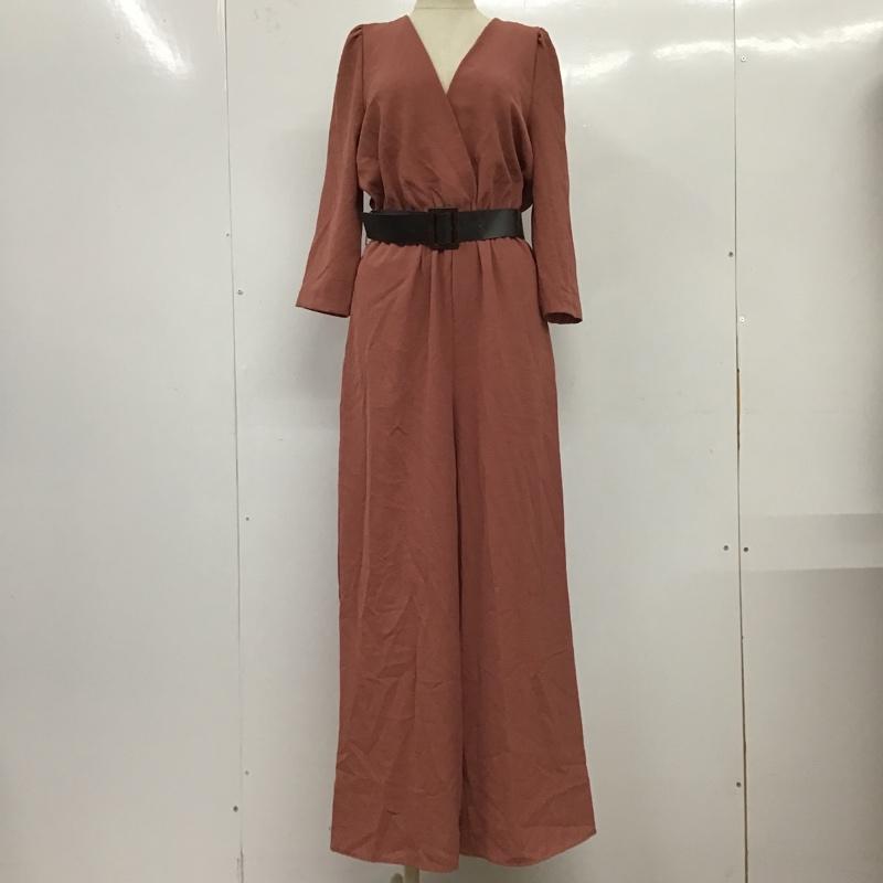 ザラ ZARA ワンピース・ドレス・オールインワン ワンピース・ドレス・オールインワン 1971 175 613 ジャンプスーツ ベルト付き XS 無地 桃 / ピンク / レディース USED 古着 中古 10099477