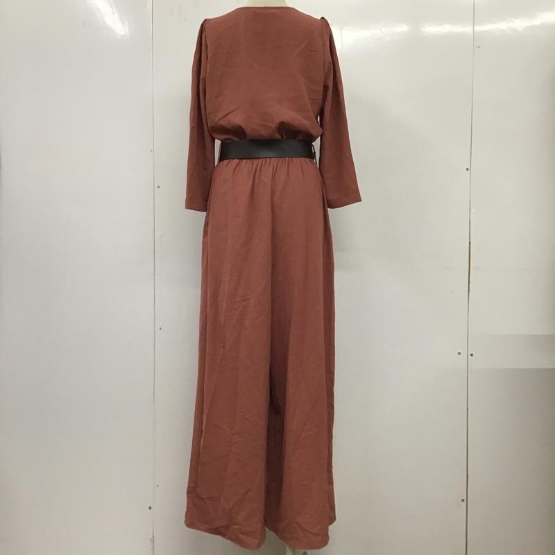 ザラ ZARA ワンピース・ドレス・オールインワン ワンピース・ドレス・オールインワン 1971 175 613 ジャンプスーツ ベルト付き XS 無地 桃 / ピンク / レディース USED 古着 中古 10099477