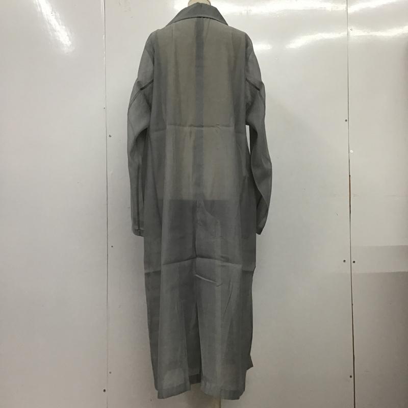 スライ SLY コート トレンチコート 030DSY30-2020 SHEER TRENCH COAT シアー タグ付き FREE 無地 水色 / ライトブルー / レディース USED 古着 中古 10099481