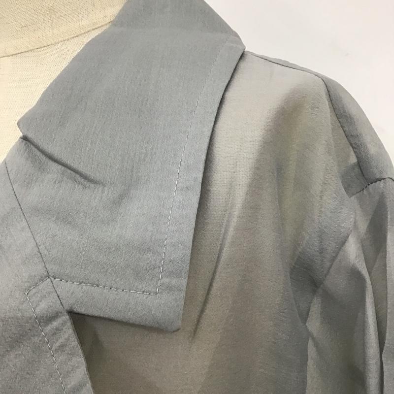 スライ SLY コート トレンチコート 030DSY30-2020 SHEER TRENCH COAT シアー タグ付き FREE 無地 水色 / ライトブルー / レディース USED 古着 中古 10099481