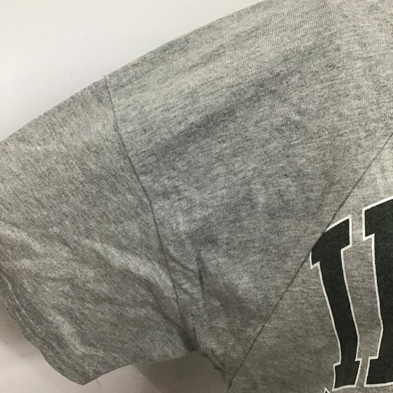アングリッド Ungrid Tシャツ 半袖 112022750301-01 リメイクロゴプリントTee タグ付き FREE ロゴ、文字 灰 / グレー / レディース USED 古着 中古 10099484