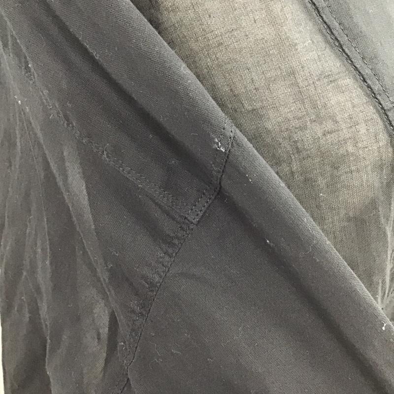 ジーナシス JEANASIS カットソー 半袖 JS063432CF リネンカフタンプルオーバーシャツ FREE 無地 黒 / ブラック /  レディース USED 古着 中古 10099485