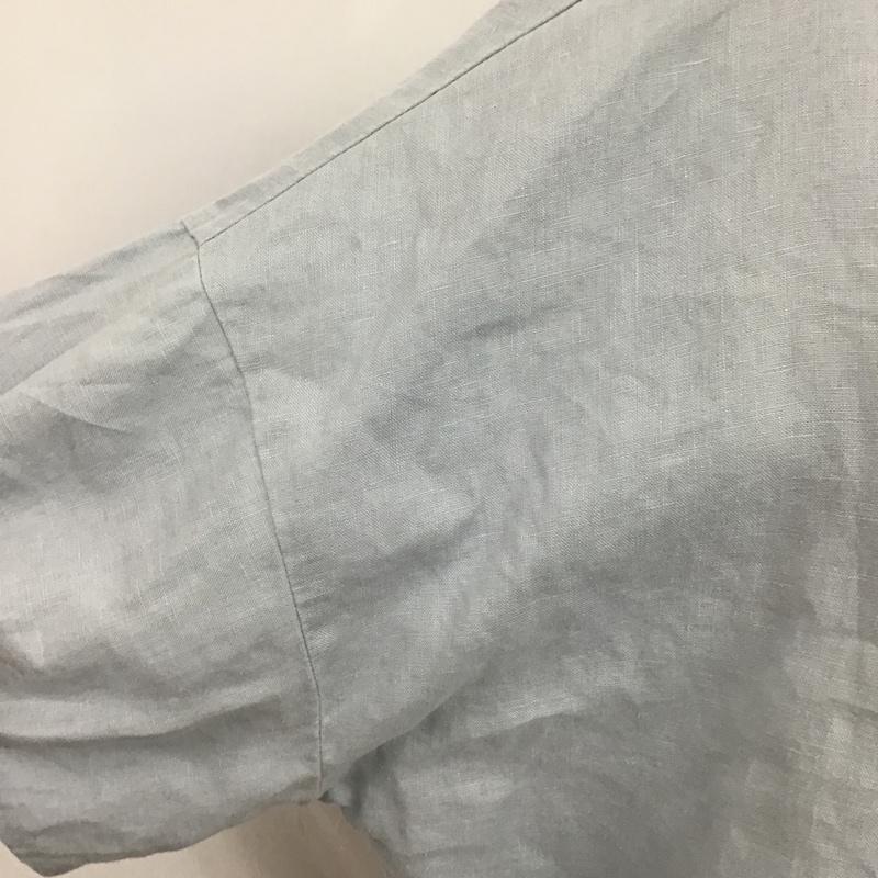 マッキントッシュフィロソフィー MACKINTOSH PHILOSOPH カットソー 半袖 H5M37-116-20 リネン 38 無地 水色 / ライトブルー /  レディース USED 古着 中古 10099488